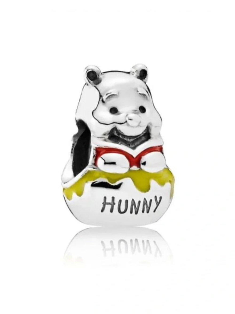 Pandora Disney Pooh Bear Hunny Pot Sterling Silver Charm
